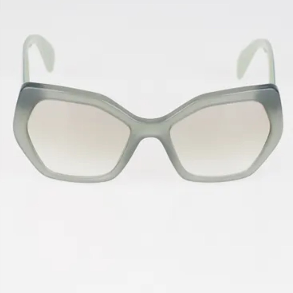 Prada Green Pentagonal Sunglasses - image 2